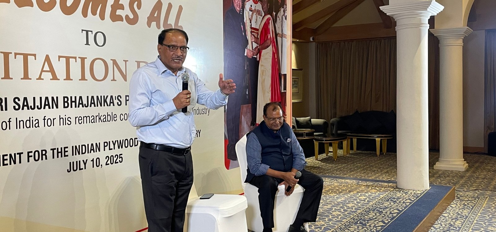 Felicitation of Shri Sajjan Bhajanka